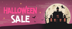 Halloween Sale! Знижки до -50% + додаткова знижка +10%